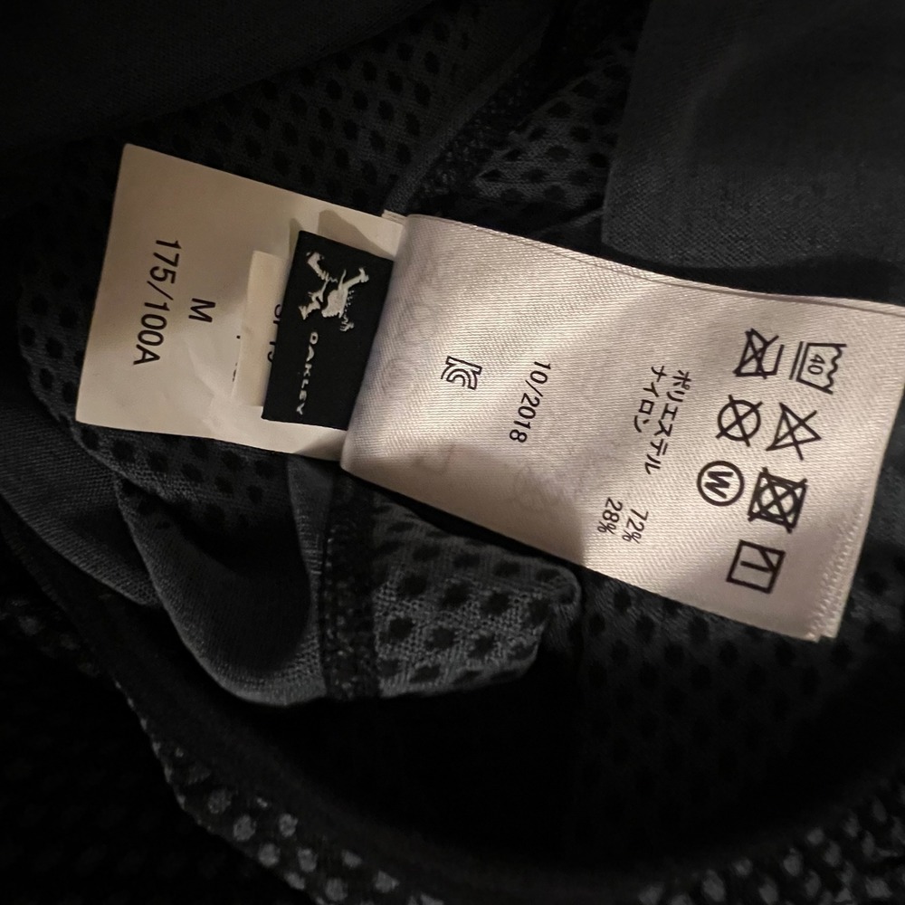 Oakley 3rd-G O-Fit Form Hoodie. Black & Grey. Mens Size Medium View 5